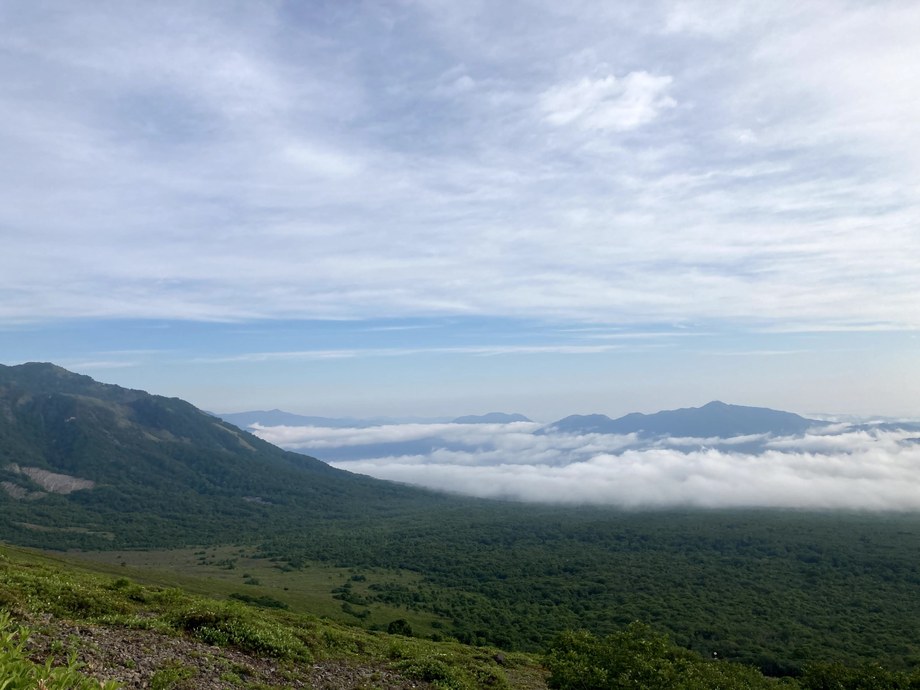 樽前山から見た雲海